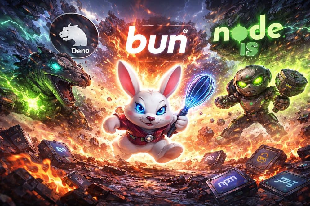 Bun, Deno, Node.js в 2026 — война рантаймов и что из неё вышло